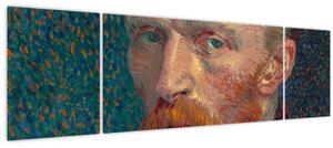 Obraz - Vincent van Gogh, Self-Portrait, reprodukce (170x50 cm)