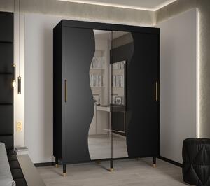 Šatní skříň Abi Calipso Mad Barva korpusu: Bílá, Rozměry: 150 cm, Dveře: Bílá + zrcadlo