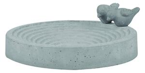 Napajedlo pro ptáky Conie, 8,5x29 cm, beton, šedá