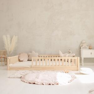 Dětská postel Basic Love z masivu borovice - 140 x 200 cm / přírodní