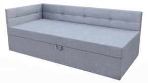 Postel BILLY 90x200 šedá