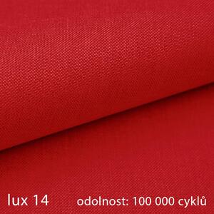 Sedací souprava SLIM Lux | 215x164 | rozkládací + úložný prostor | 14 červená | LEVÁ i PRAVÁ
