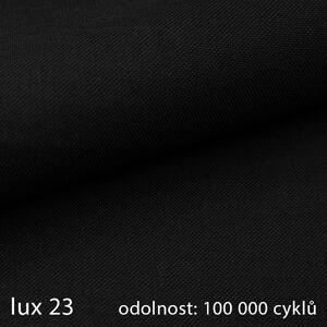 Sedací souprava SLIM Lux | 215x164 | rozkládací + úložný prostor | 23 černá | LEVÁ i PRAVÁ