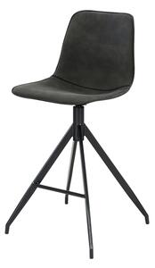 Barová židle MANOCU šedá/černá