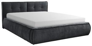 ČALOUNĚNÁ POSTEL, 180/200 cm, antracitová Livetastic - Manželské postele, Online Only
