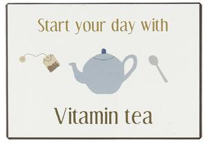 Plechová cedule Vitamin Tea