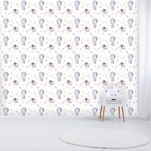 Fototapeta - Balóny a letadla (245x170 cm)