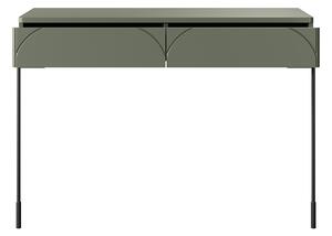 Toaletní/konzolový stolek Sonatia 100 cm - olivová