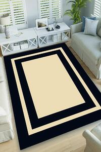 Conceptum Hypnose Kusový koberec Black Frame, Vícebarevná Rozměr koberce: 80 x 200 cm