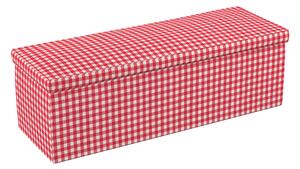 Čalouněná skříň barva červená látka vzorované