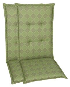 Go-De Textil Sada zahradních podsedáků Raute (střední opěrka, 2 kusy, zelená) (100316825018)