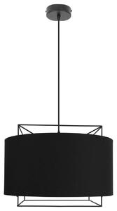 Závěsné svítidlo INDIGO, 1x textilní stínítko s kovovým rámem (výběr ze 4 barev)
