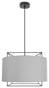 Závěsné svítidlo INDIGO, 1x textilní stínítko s kovovým rámem (výběr ze 4 barev)