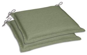 GO-DE Textil Sada zahradních podsedáků Uni (světle zelená, polštářek, 5 cm, 2 kusy) (100316826048)