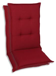 GO-DE Textil Sada zahradních podsedáků Uni (třešňová červená, vysoká opěrka, 2 kusy) (100316826049)