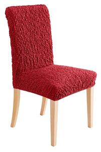 Blancheporte Extra pružný potah na židli, jednobarevný bordó sedák+opěradlo