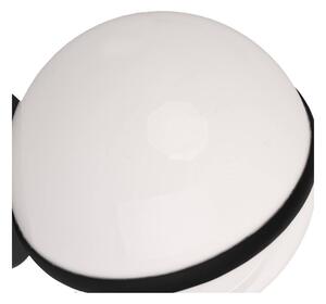 Exteriérové nástěnné svítidlo Circulo, 1x bílé PVCové stínítko