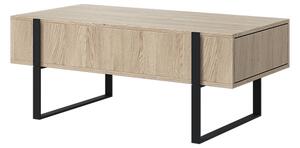 Konferenční stolek Verica - dub piškotový / černé nožky