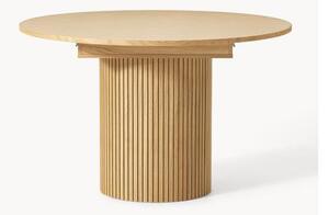 Rozkládací jídelní stůl s drážkovanou strukturou Filo, 120-160 x 75 cm