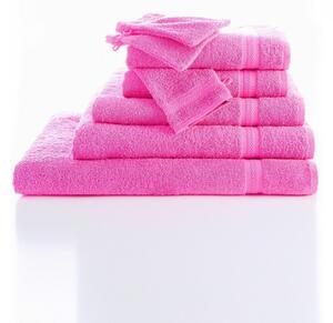 Blancheporte Kolekce koupelnového froté zn. Colombine, standardní kvalita 420 g/m2 fuchsie ručník 50x100 cm+žínka