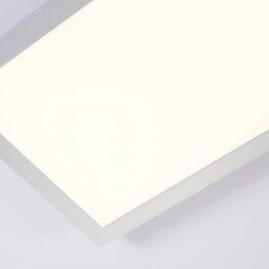 Arcchio Lysander LED panel, CCT, 79 cm, stříbrná