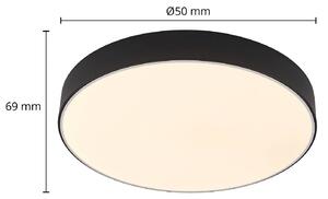 Lindby Simera LED stropní světlo 50cm, černá