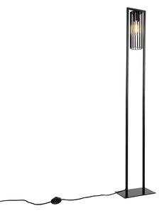 Chytrá moderní stojací lampa černá vč. WiFi ST64 - Balenco Wazo