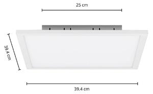 Arcchio Lysander LED panel, CCT, 39 cm, bílá