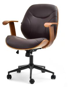 Křeslo Raynold (ořech + černá). Akce -15%