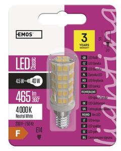 LED žárovka Classic JC 4,5W E14 neutrální bílá ZQ9141