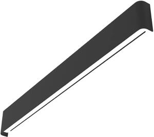 IMMAX NEO LÍNEA SMART nástěnné svítidlo 76cm 40W černé Zigbee 3.0, TUYA 07137-B