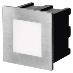LED orientační vestavné svítidlo AMAL 80×80 1,5W neutr. bílá,IP65 ZC0111