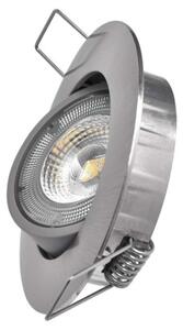 LED bodové svítidlo SIMMI stříbrné, kruh 5W neutr. bílá ZD3222