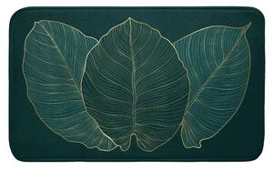 Tmavě zelená koupelnová předložka 45x75 cm Jade – douceur d'intérieur