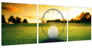 Obraz - Golf (s hodinami) (90x30 cm)
