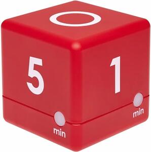 TFA 38.2039.05 - Digitální časovač CUBE - červený TFA38.2039.05