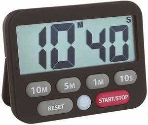 TFA 38.2038.01 - digitální časovač a stopky - černá TFA38.2038.01