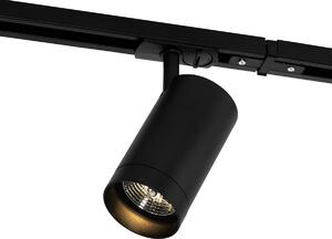Moderní kolejnicový systém s 5 bodovými světly černý 1-fázový GU10 70mm - Iconic Jeana Luxe