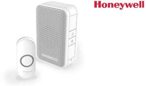 Honeywell Home DC311N bezdrátový zvonek Series 3, 4 melodie, přenosná základna bílá, design. tlačítko 5004100965349