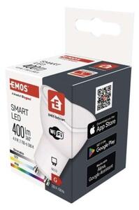 Emos Chytrá LED žárovka GoSmart MR16 / GU10 / 4,8 W (35 W) / 400 lm / RGB / stmívatelná / Wi-Fi 1525500500