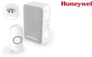 Honeywell Home DC311NP2 bezdrátový zvonek Series 3, 4 melodie, základna do zásuvky bílá, design. tlačítko 5004100965356