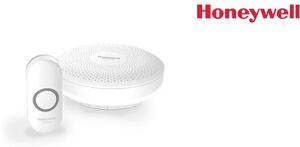 Honeywell Home DCR313N bezdrátový zvonek, 150 m, 6 melodií, bílý, design. tlačítko 5004100965653