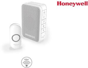 Honeywell Home DC313N bezdrátový zvonek Series 3, 6 melodií, přenosná základna, design. tlačítko 5004100965370