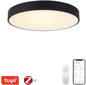 IMMAX NEO RONDATE SLIM Smart stropní svítidlo 60 x 7cm 53W černé Zigbee 3.0, TUYA 07202L