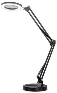 IMMAX LED stolní lampička ZOOM s lupou 12W stmívatelná černá 08977L