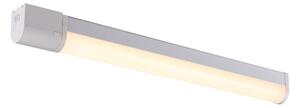 Nordlux 2310221001 Malaika 68, nástěnné svítidlo nad zrcadlo s vypínačem a zásuvkou LED 15W 3000K, bílá, délka 68,4cm, IP44