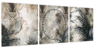 Obraz - Sloupy (s hodinami) (90x30 cm)