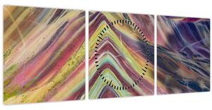Obraz - Panorama (s hodinami) (90x30 cm)