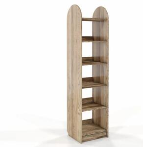 Dubový regál Klip - 40 cm - retro olej