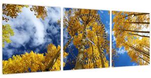 Obraz - Aspen (s hodinami) (90x30 cm)